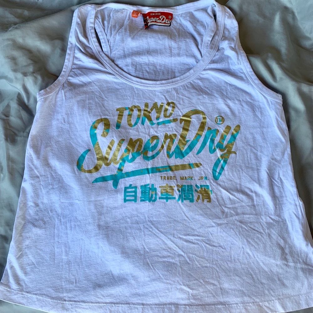 EUC SuperDry Tokyo tank top size L